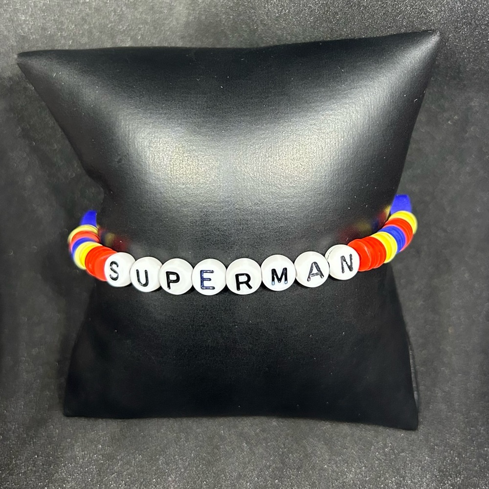 Superman (Superheroes) Heishi Bracelet
